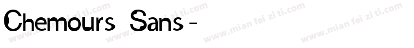 Chemours Sans字体转换